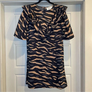 MUNTHE River Dress Caramel Size 34/US 4